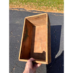 Antique Primitive Baum's Horse & Stock Food Wooden Shipping Crate Wood Box