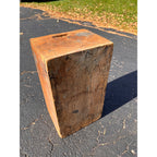 Antique Primitive Baum's Horse & Stock Food Wooden Shipping Crate Wood Box