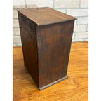 Antique 19th c. Tramp Art Carved Wooden Dresser Chest Cabinet Americana Folk Art