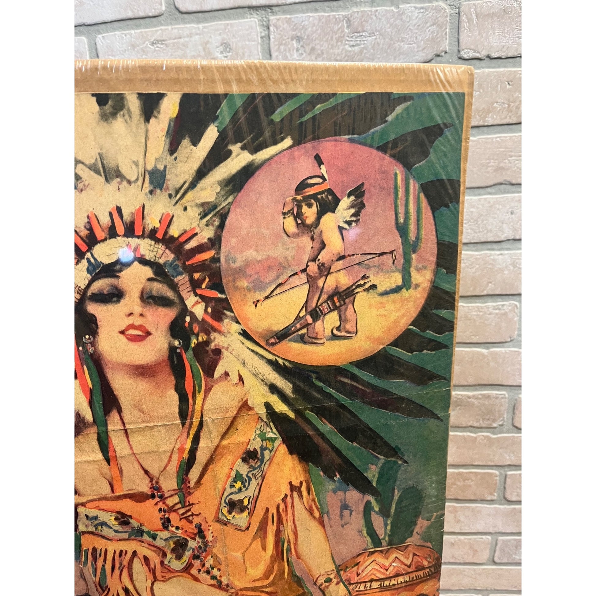 Vintage Henry Clive Art Deco Litho Prints Pinup Girls Indian & Egyptian