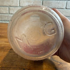 Vintage Meadow Gold Milk Silver Seal Quart Milk Bottle Dairy Glass