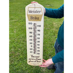 Vintage Meister Brau Beer Advertising Sign Therm Peter Hand Brewery Chicago