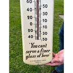 Vintage Meister Brau Beer Advertising Sign Therm Peter Hand Brewery Chicago