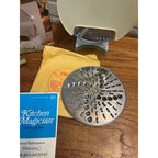 Vintage NOS 1970 Popeil's Kitchen Magician Food Cutter Slicer Shredder w/ Box