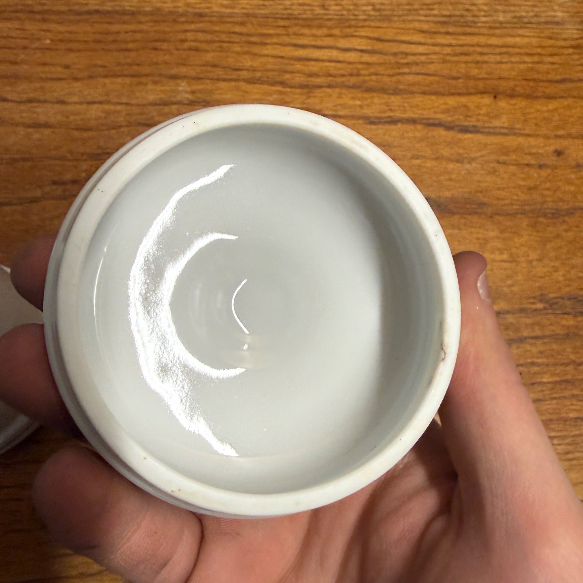 Vintage Super Plenamins Porcelain Apothecary Jar Medical Pharmacy w/ Lid