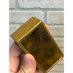 Vintage 1934 Gillette Aristocrat Gold Safety Razor Christmas DeLuxe Brass Box