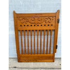 Original Antique 19th c. Saloon Gate Door w/ Spindles & Scrollwork Western