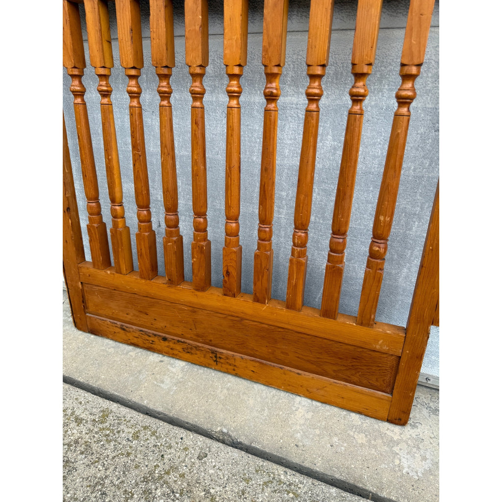 Original Antique 19th c. Saloon Gate Door w/ Spindles & Scrollwork Western