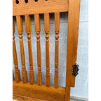 Original Antique 19th c. Saloon Gate Door w/ Spindles & Scrollwork Western