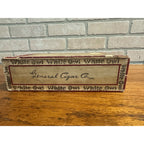 Antique White Owl Brand Wood Cigar Box Graphics Label Empty Vintage