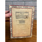 Antique White Owl Brand Wood Cigar Box Graphics Label Empty Vintage