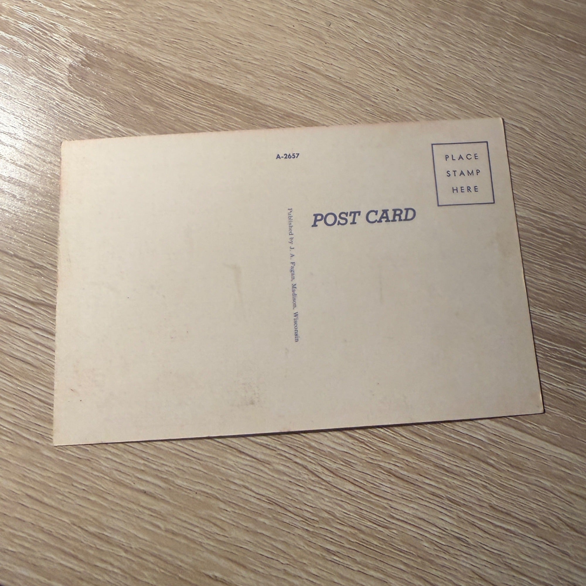 Vintage Wisconsin Postcard Lake Geneva Hotel Clair Cocktail Room 1930s