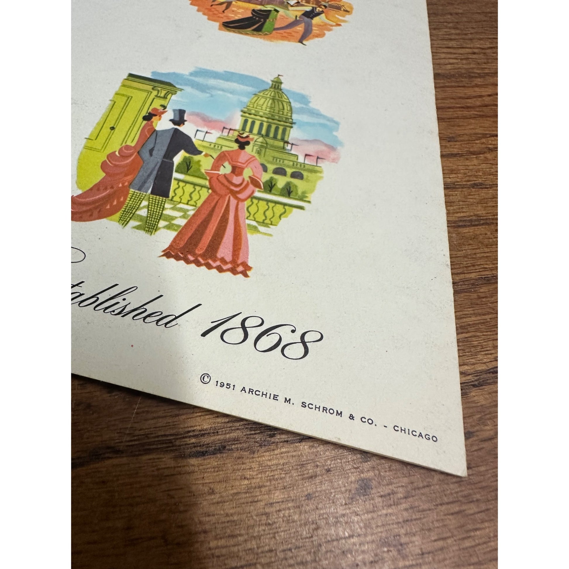 1950s Henrici's on Randolph Dinner Menu & Drinks Menu Chicago Illinois
