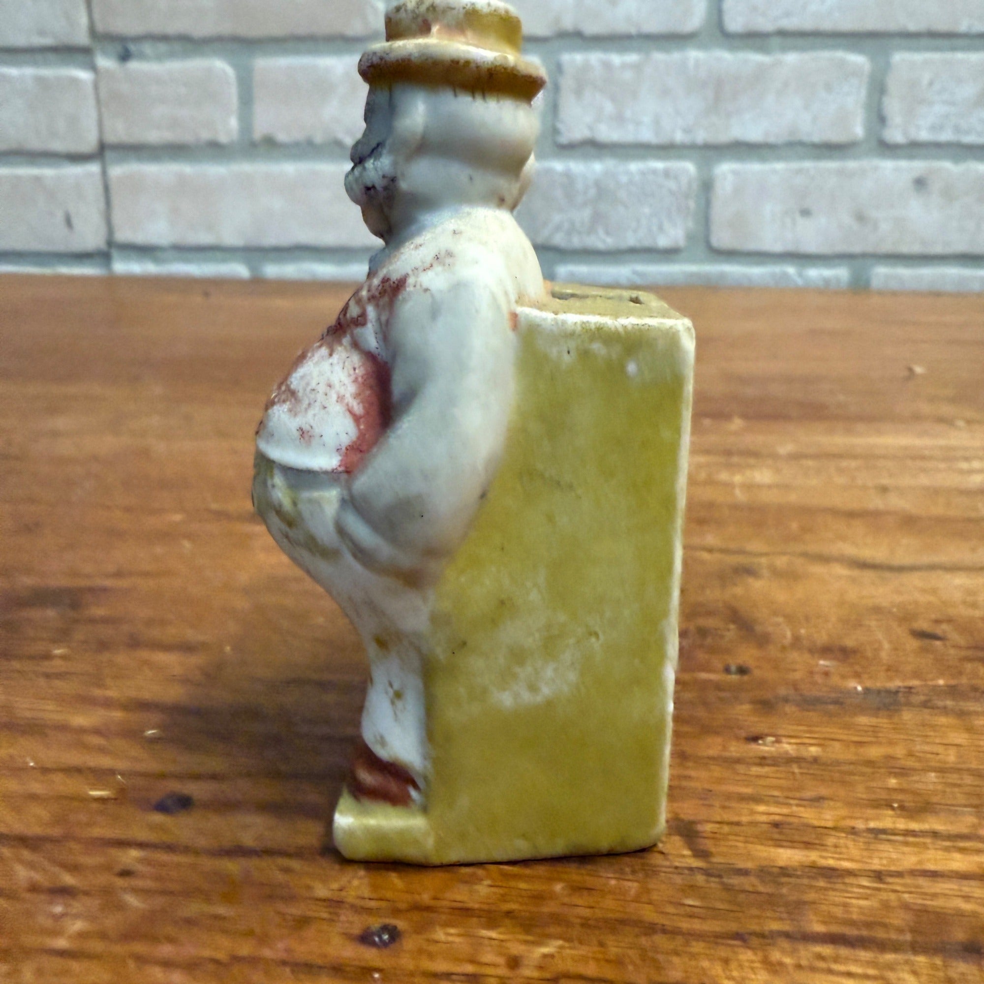 Vintage Moon Mullins Comic Bisque Figure Porcelain Japan - Match Holder?