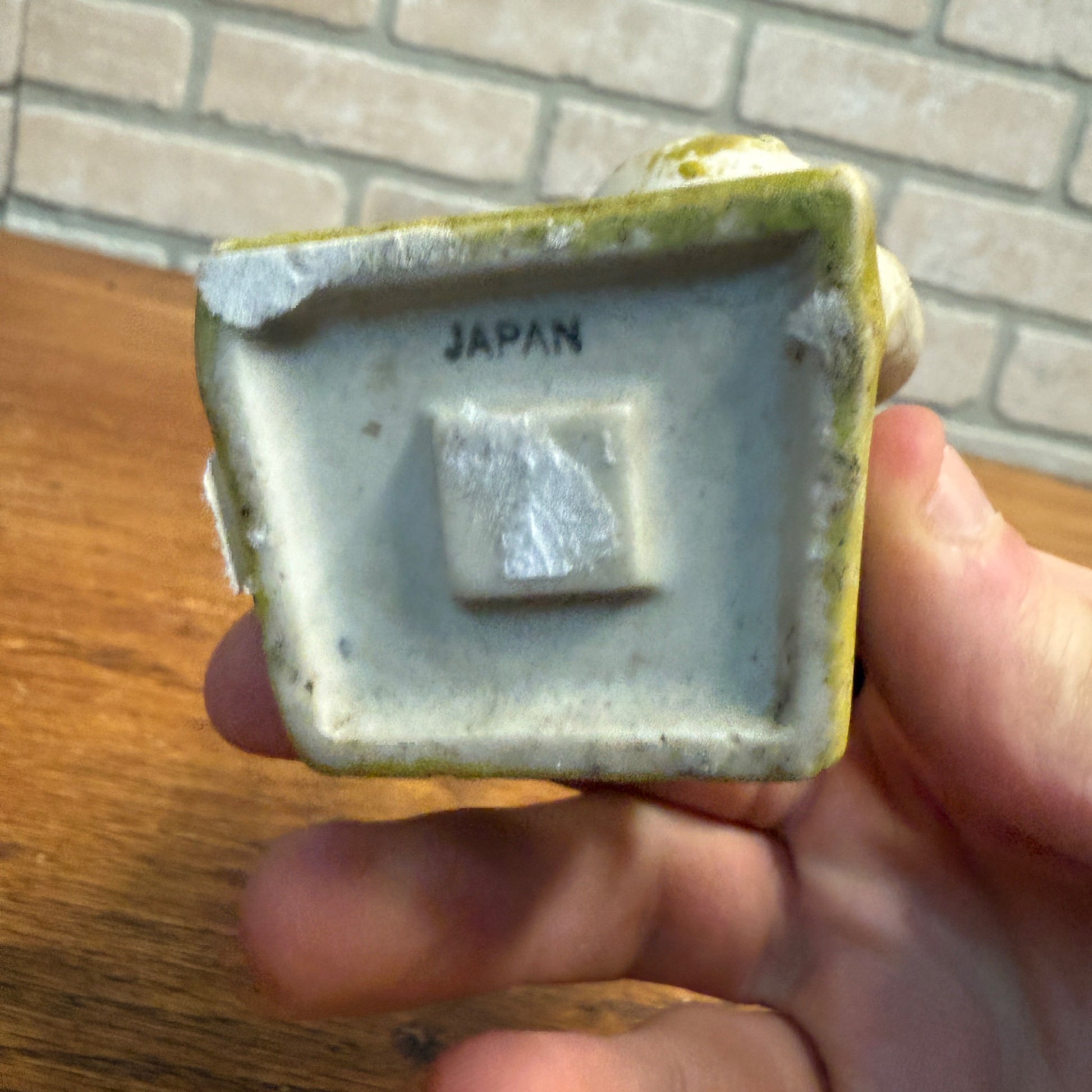 Vintage Moon Mullins Comic Bisque Figure Porcelain Japan - Match Holder?