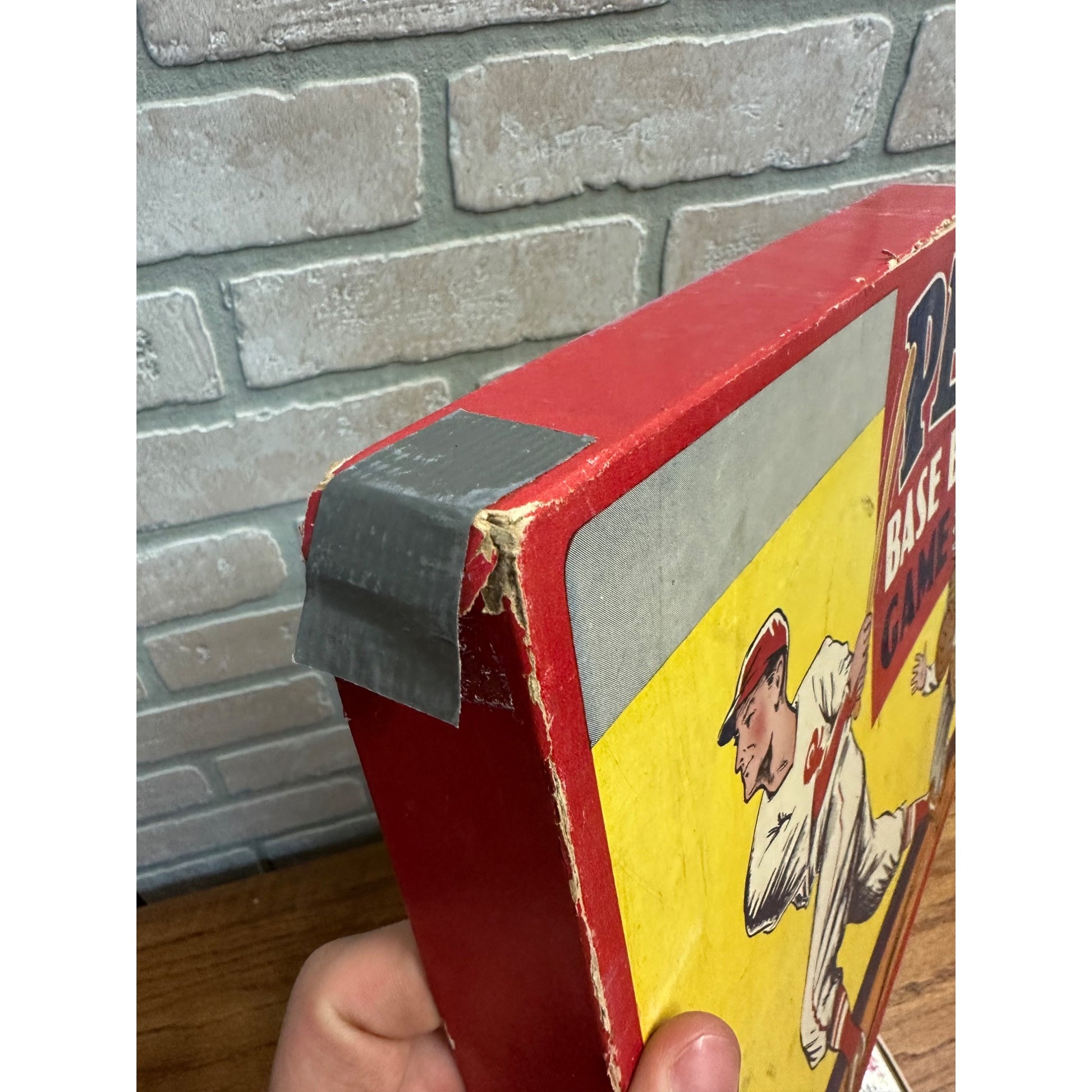 Vintage 1936 Parker Brothers PEG Baseball Game Board Game w/ Dice