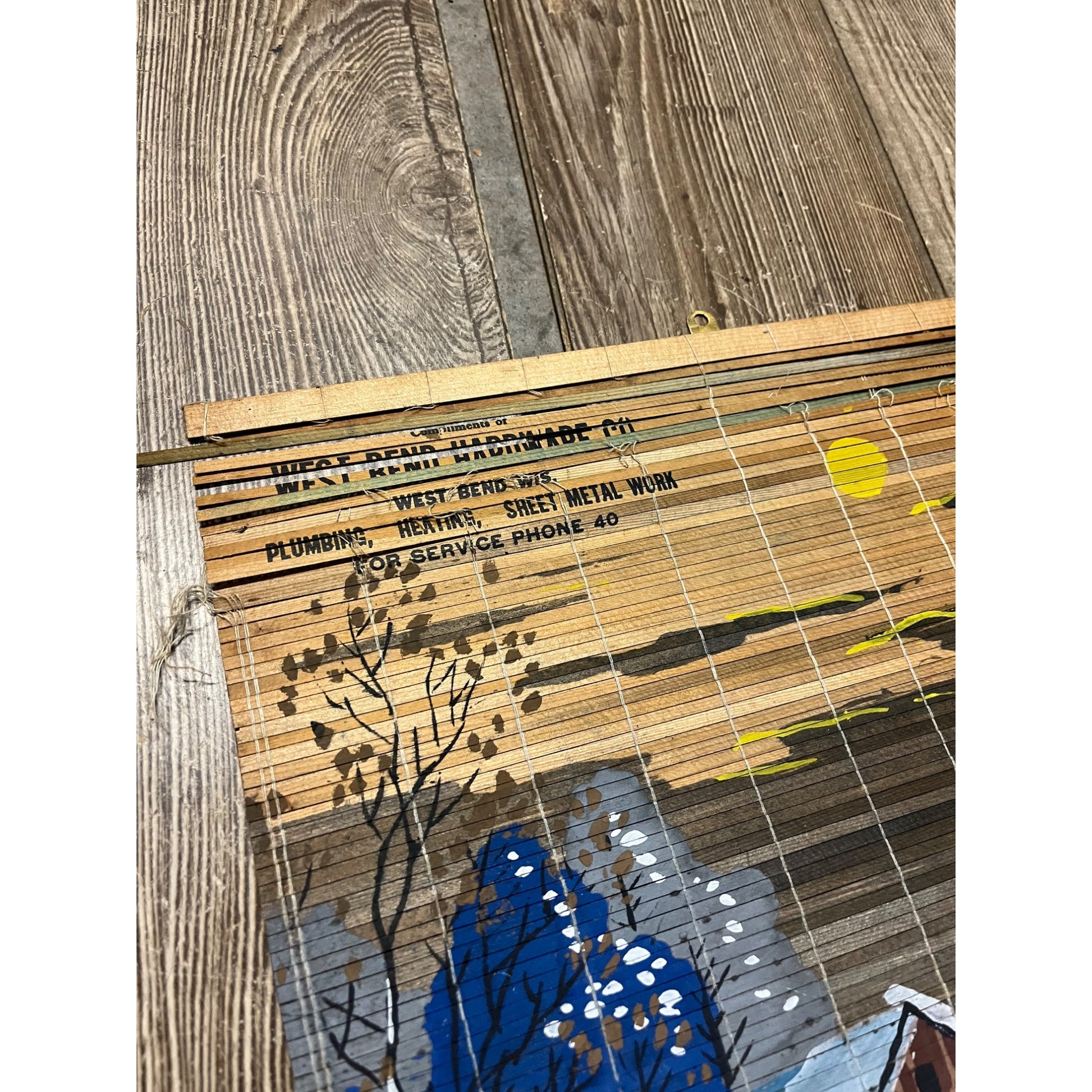 Vintage 1928-29 West Bend Wisconsin Hardware Store Advertising Calendars Lot (2)