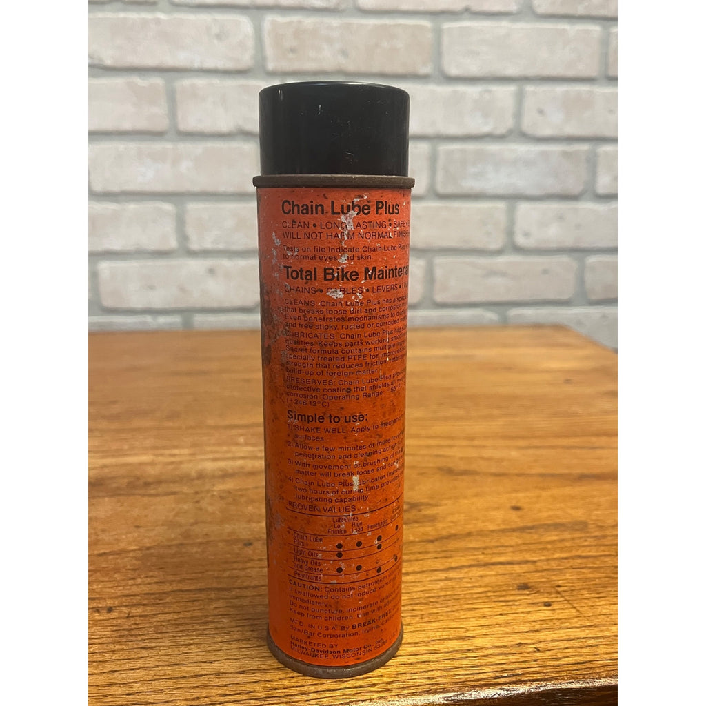 Vintage 70s Harley Davidson Motorcycle High-Performance Chain Lube Can Milwaukee WI