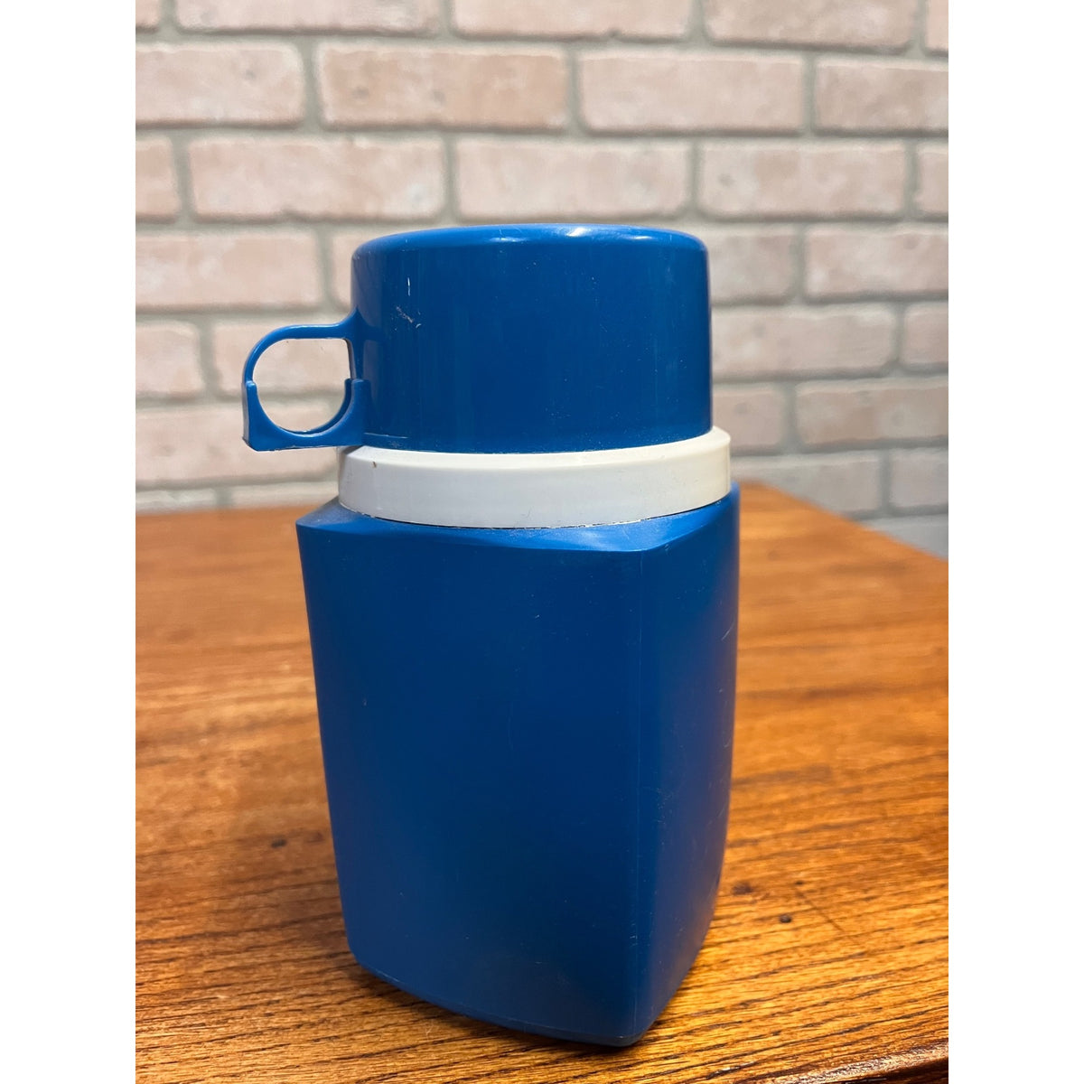 Vintage 1965 Peanuts Snoopy and Woodstock Metal Lunchbox THERMOS ONLY