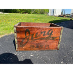 Vintage Jung Beer Milwaukee Wisconsin Wooden Beer Crate Case Box Brewery Co.