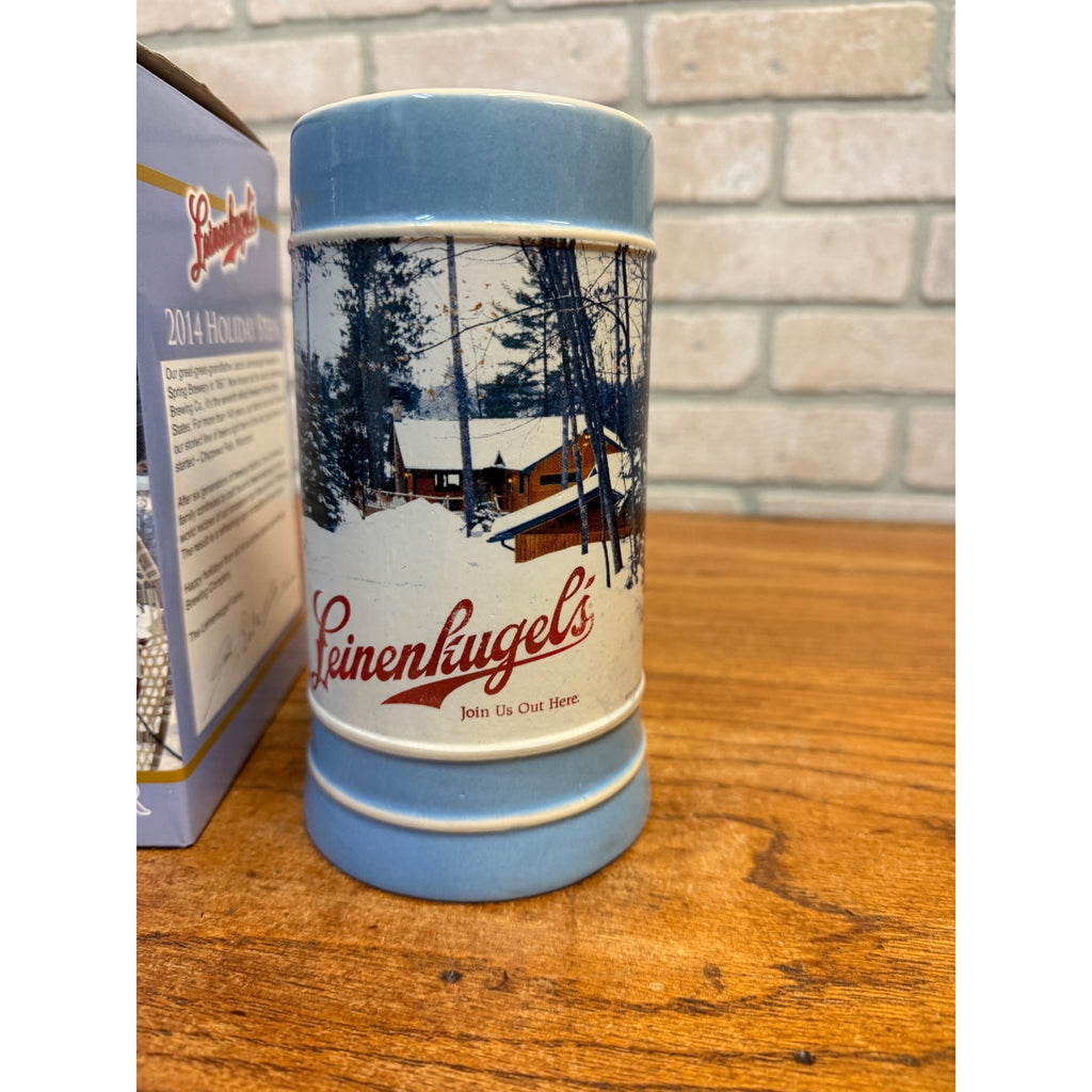 Leinenkugels 2014 Limited Edition Holiday Beer Stein Drift Into Winter
