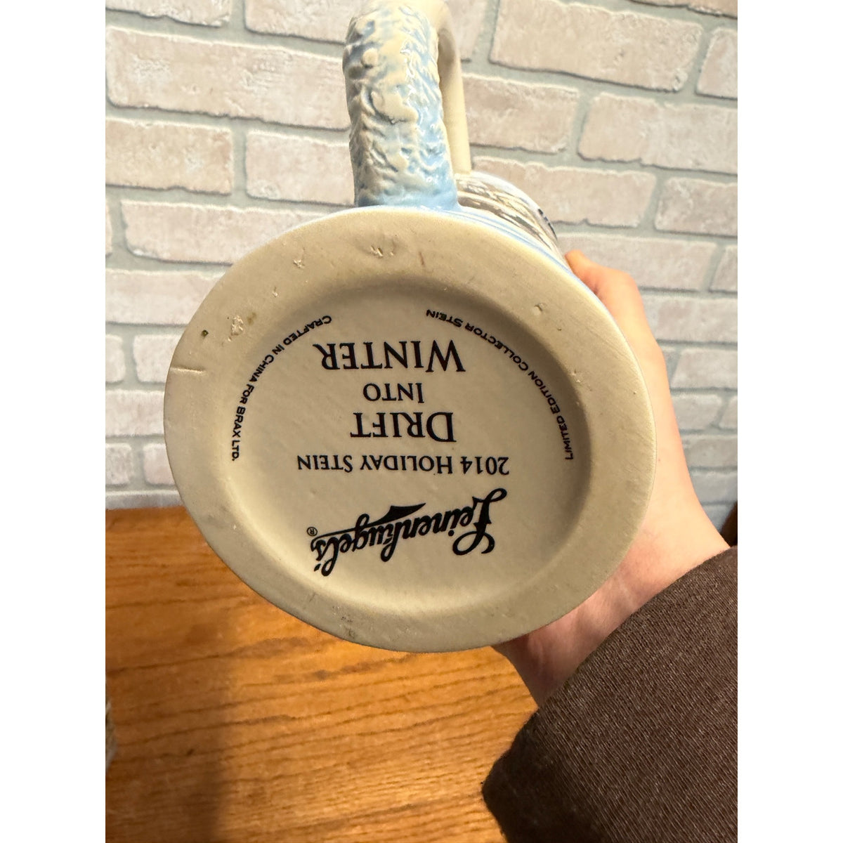 Leinenkugels 2014 Limited Edition Holiday Beer Stein Drift Into Winter