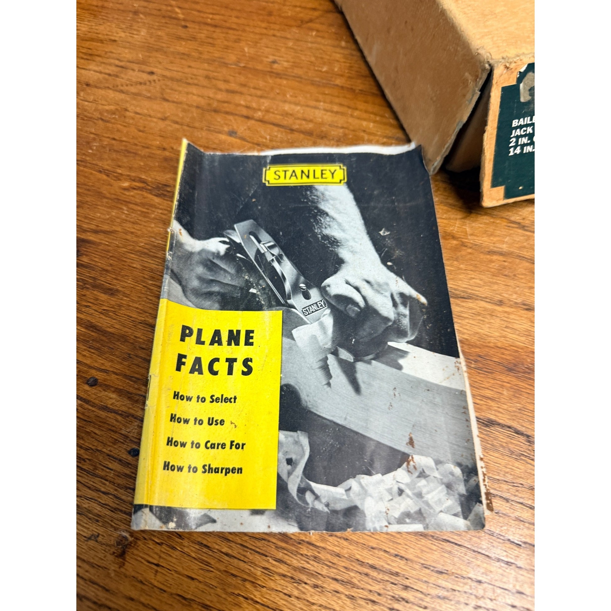 Vintage Stanley No 5 Plane Planer Tool W/ Box 1930s Type 16?