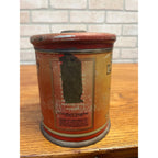 Vintage Union Leader Eagle Tobacco Can Lidded Round 6"
