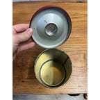 Vintage Union Leader Eagle Tobacco Can Lidded Round 6"