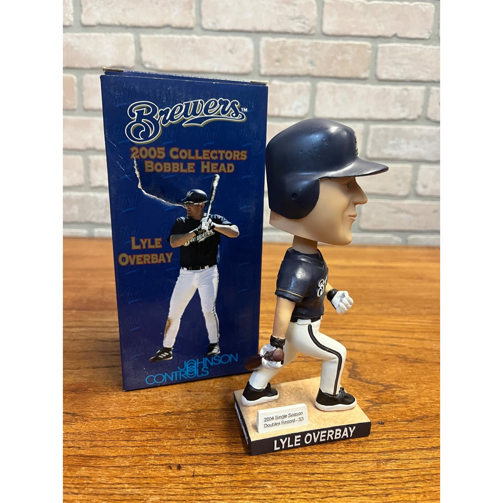 2005 Collectors Series Lyle Overbay Bobblehead Milwaukee Brewers