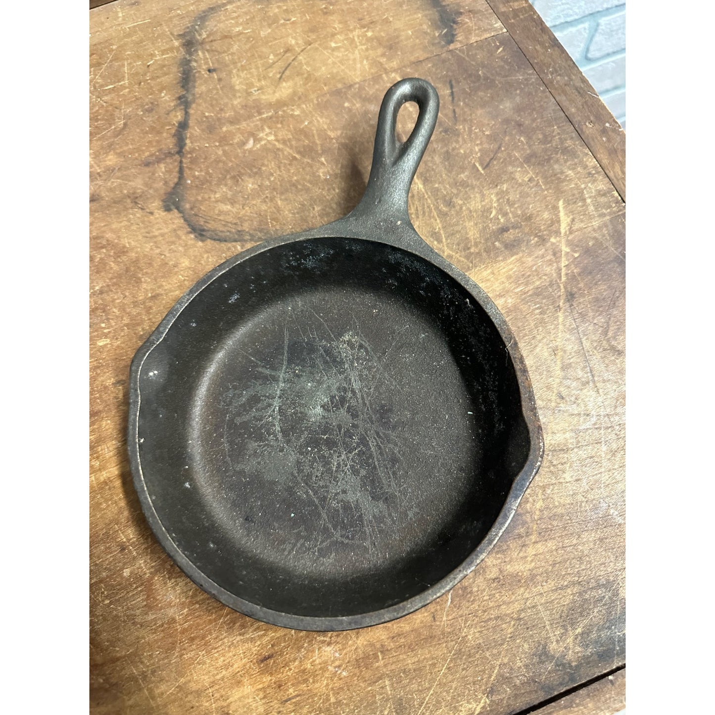 Cracker Barrel 6.5" Inch Cast Iron Skillet "Old Country Store" Lodge 3-Notch