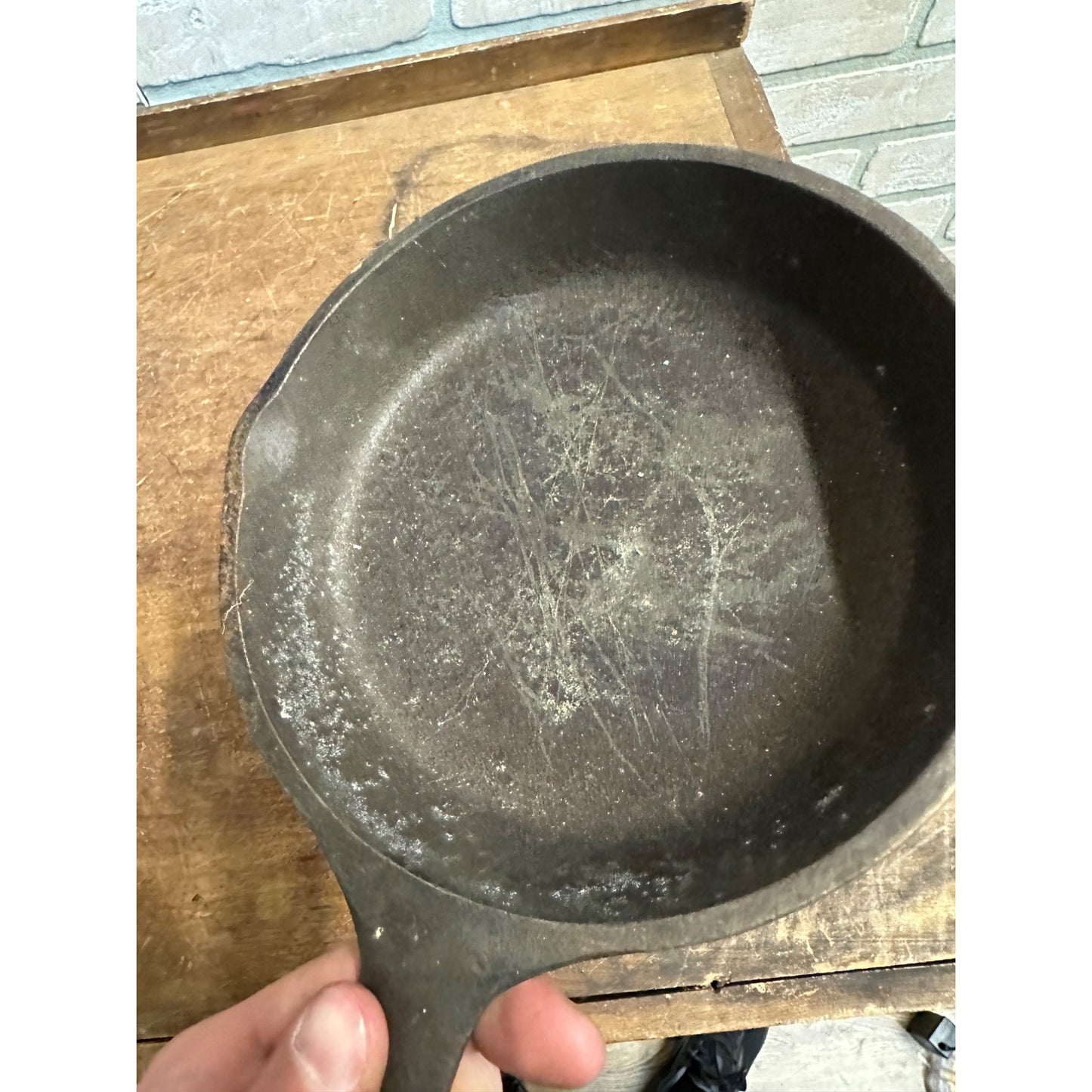 Cracker Barrel 6.5" Inch Cast Iron Skillet "Old Country Store" Lodge 3-Notch