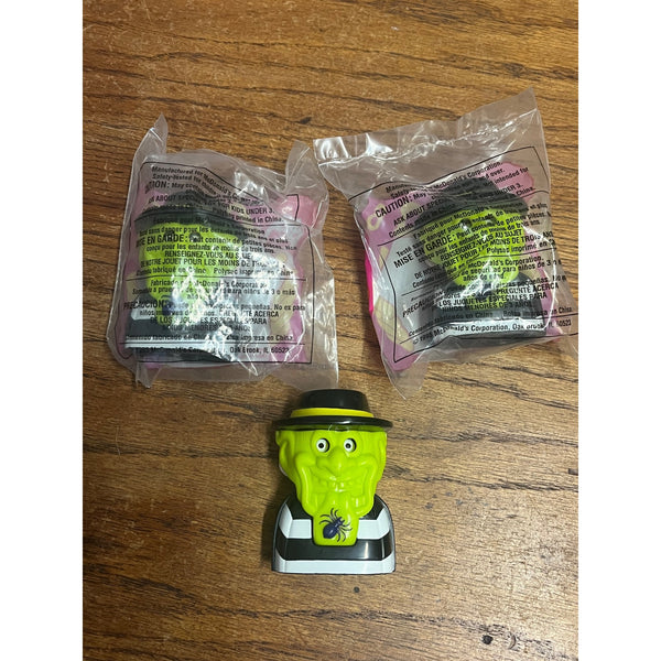 McDonald's 1998 Haunted Halloween Hamburglar Happy Meal Toy (3) New & Loose