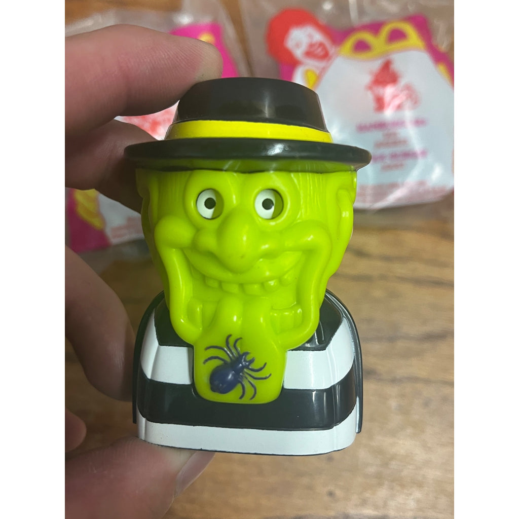 McDonald's 1998 Haunted Halloween Hamburglar Happy Meal Toy (3) New & Loose