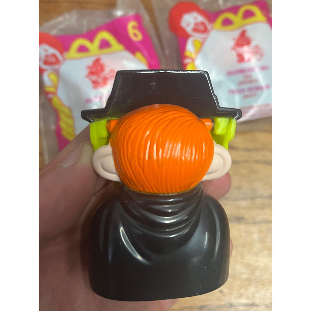 McDonald's 1998 Haunted Halloween Hamburglar Happy Meal Toy (3) New & Loose