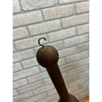 Antique Primitive Wooden Potato Masher Kitchen Utensil Tool Farmhouse AAFA 14.5"
