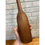 Antique Primitive Wooden Potato Masher Kitchen Utensil Tool Farmhouse AAFA 14.5"