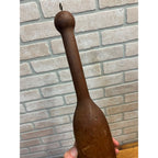 Antique Primitive Wooden Potato Masher Kitchen Utensil Tool Farmhouse AAFA 14.5"