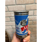 Alps Brau Bavarian Style Flat Top Beer Can - Near MINT - Centlivre Brewing Corp.