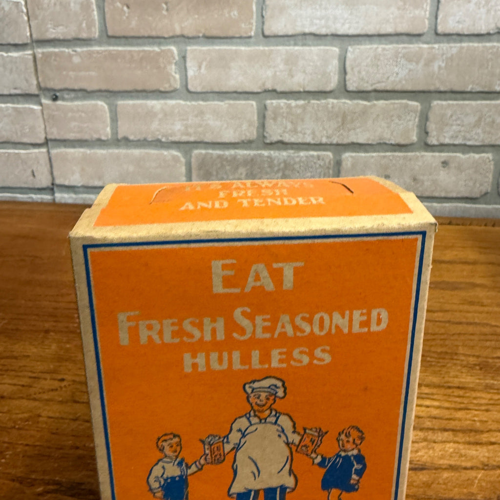 Vintae Eat Hulless Seasoned Popcorn Grocery Kitchen Decor Box