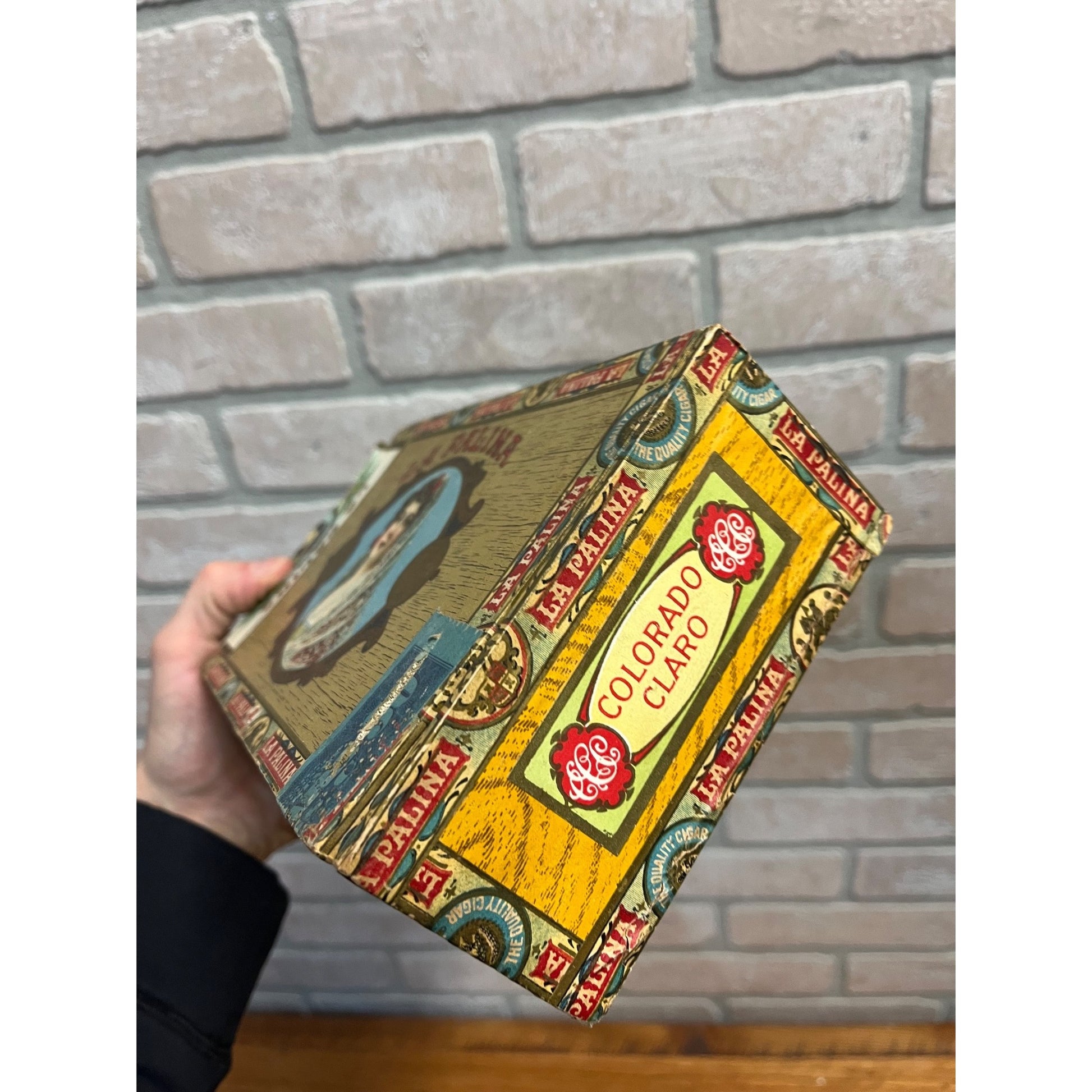 Vintage La Palina Major Cigars Advertising Box Empty Congress Cigar Co. NY