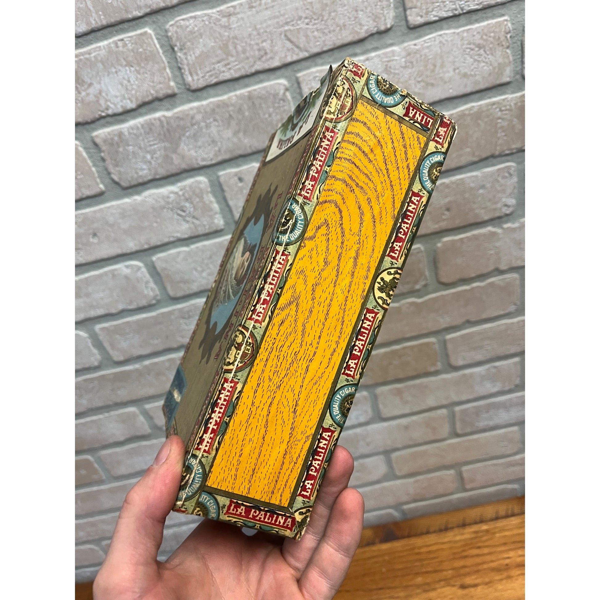 Vintage La Palina Major Cigars Advertising Box Empty Congress Cigar Co. NY