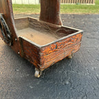 Antique Primitive 1800s Wooden Farm Horse Farrier Blacksmith Tool Box Tote OOAK