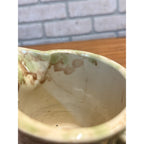 Antique Random Lake Dairy Wis Stoneware Pitcher Spongeware Advertising Creamer