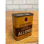 Vintage Ann Page Pure Ground Allspice Spice Tin Advertising Can The Great A&P Tea Co. New York, N.Y.