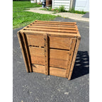 Vintage Primitive Wooden Egg Crate Carrier Humpty Dumpy  Farmhouse