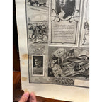 World War I 1917 Soldiers Memorial Poster WWI Washington Woodrow Wilson WW1