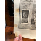 World War I 1917 Soldiers Memorial Poster WWI Washington Woodrow Wilson WW1