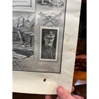 World War I 1917 Soldiers Memorial Poster WWI Washington Woodrow Wilson WW1