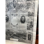 World War I 1917 Soldiers Memorial Poster WWI Washington Woodrow Wilson WW1